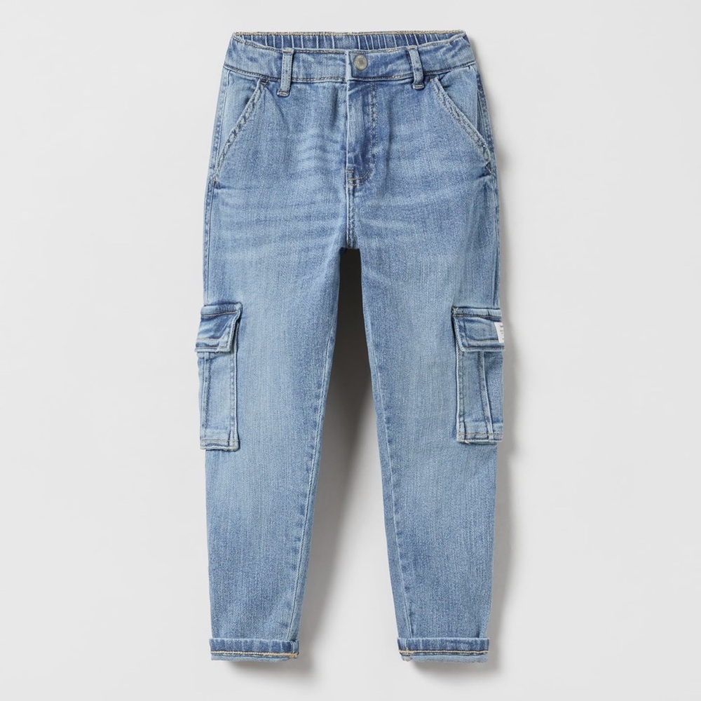 Zara Boys High Stretch Cargo Jeans